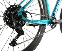 LEADER FOX TRAP 29-2, LIGHT BLUE SHINY