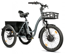 LEADER FOX CARGO - TRICYCLE CURTIS, FRONT MOTOR, GREY MATT