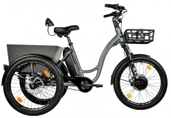 LEADER FOX CARGO - TRICYCLE CURTIS, FRONT MOTOR, GREY MATT