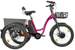 LEADER FOX CARGO - TRICYCLE CURTIS, FRONT MOTOR, VIOLET SHINY