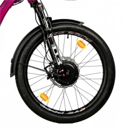 LEADER FOX CARGO - TRICYCLE CURTIS, FRONT MOTOR, VIOLET SHINY