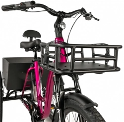 LEADER FOX CARGO - TRICYCLE CURTIS, FRONT MOTOR, VIOLET SHINY