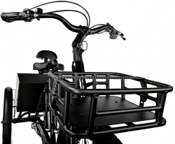 LEADER FOX CARGO - TRICYCLE LOVELO, FRONT MOTOR, BLACK SHINY