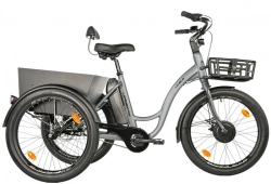 LEADER FOX CARGO - TRICYCLE LOVELO, FRONT MOTOR, GREY MATT