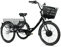 LEADER FOX CARGO - TRICYCLE BORMIO, BLACK SHINY