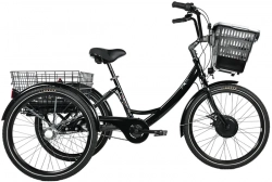LEADER FOX CARGO - TRICYCLE BORMIO, BLACK SHINY