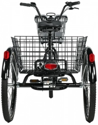 LEADER FOX CARGO - TRICYCLE BORMIO, BLACK SHINY