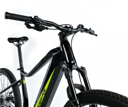 LEADER FOX E-BIKE OREM 27,5",17,5"-1, BLACK SHINY (PANASONIC 10 speed)