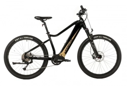 LEADER FOX E-BIKE SWAN GENT 27,5", -1, BLACK SHINY - beige sticker (MODEST)