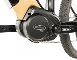 LEADER FOX E-BIKE SWAN GENT 27,5", 17,5"-1, BLACK SHINY - beige sticker (MODEST)