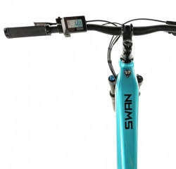 LEADER FOX E-BIKE SWAN GENT 27,5", 19,5"-2, LIGHT BLUE (MODEST)