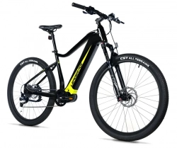 LEADER FOX E-BIKE SWAN GENT 29", -1, BLACK SHINY - yellow sticker (MODEST)