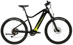 LEADER FOX E-BIKE SWAN GENT 29", -1, BLACK SHINY - yellow sticker (MODEST)