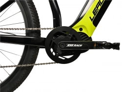 LEADER FOX E-BIKE SWAN GENT 29", 21,5"-1, BLACK SHINY - yellow sticker (MODEST)