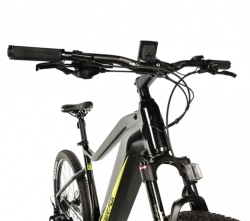 LEADER FOX E-BIKE AWALON GENT 27,5", 19,5"-1,  BLACK SHINY (M420)