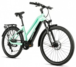 LEADER FOX E-BIKE 28" LUCAS LADY -1, LIGHT GREEN  (M420)