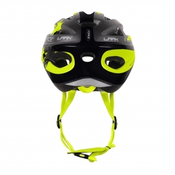přilba FORCE LARK dětská, černo-fluo 
