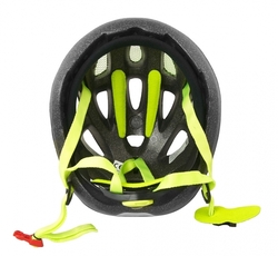 přilba FORCE LARK dětská, černo-fluo 