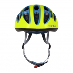 přilba FORCE LARK dětská, fluo-modrá 