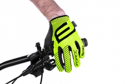 rukavice F MTB SPID letní bez zapínání, fluo 