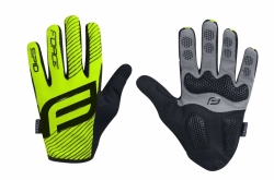 rukavice F MTB SPID letní bez zapínání, fluo 