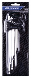 sada 9 inbusů FORCE PROFI 1,5 -10 mm, v držáku