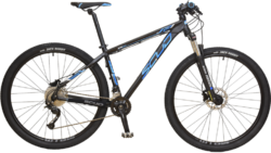 SCUD MEEKI 29" Altus/Alivio 2x9 disc, camou černo-modrá