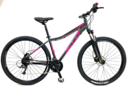 SCUD PARUS 29" Altus 3x8 disc, camou černo-růžová