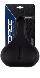 sedlo FORCE COMFORT GEL dámské turistické, černé