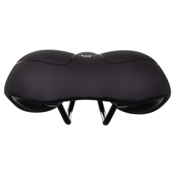 sedlo FORCE COMFORT GEL dámské turistické, černé