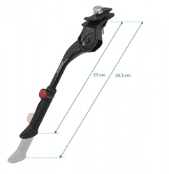 stojan F KID 16-20" Al pod rám + protikus, černý