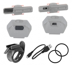 světla sada FORCE GLARE USB přední+zadní