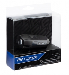 světlo přední FORCE BUG 400LM USB, černé