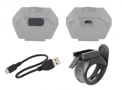 světlo přední FORCE BUG 400LM USB, černé