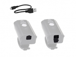 světlo přední FORCE DIVER 900 LM, USB, černé
