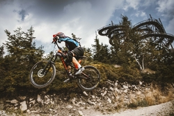 tretry FORCE DOWNHILL FLAT, šedo-černé