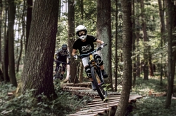 triko FORCE BIKE krátký rukáv, černé 