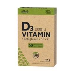 VITAR EKO Vitamin D3 1000 IU, 60 tablet