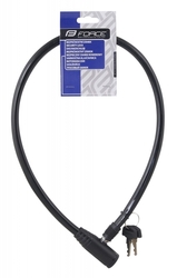 zámek F ECO klíčkový bez držáku 70cm/8mm, černý