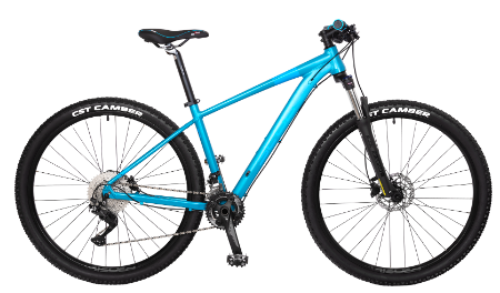 SCUD MEEKI 29" Altus/Alivio 2x9 disc, tyrkysový